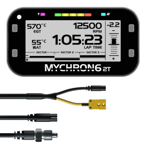 MyChron 6 2T with M10 Water Temperature Sensor (Rotax, X30, OK)